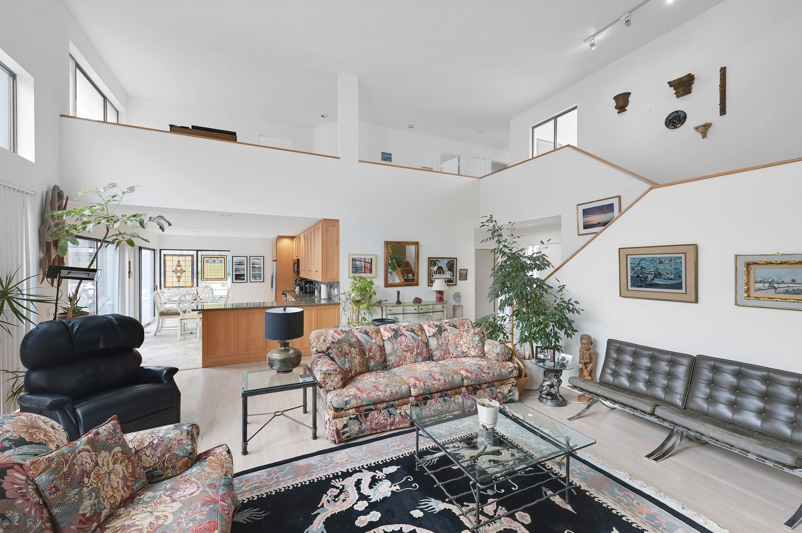  Open Living Room with Expansive Ceilings