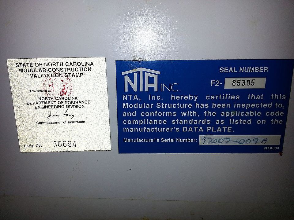 Manufactured Home Labels