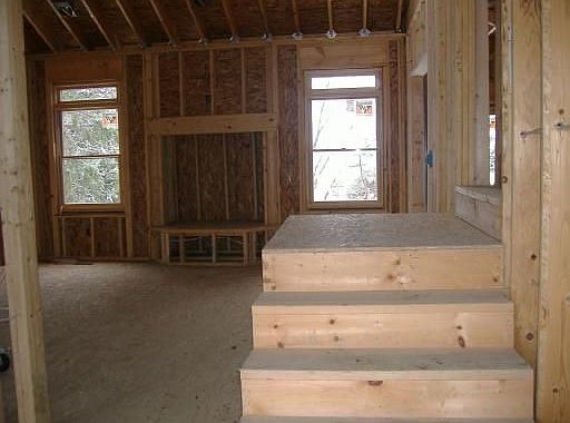 1st Floor Plan: The open entance way will have beautiful hard wood floors.