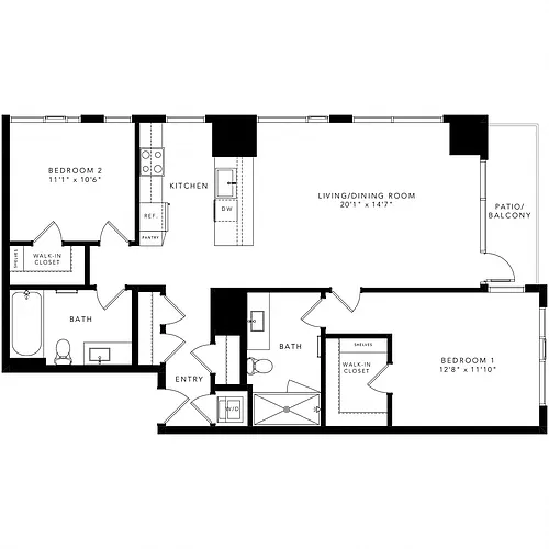 Floor plan B3