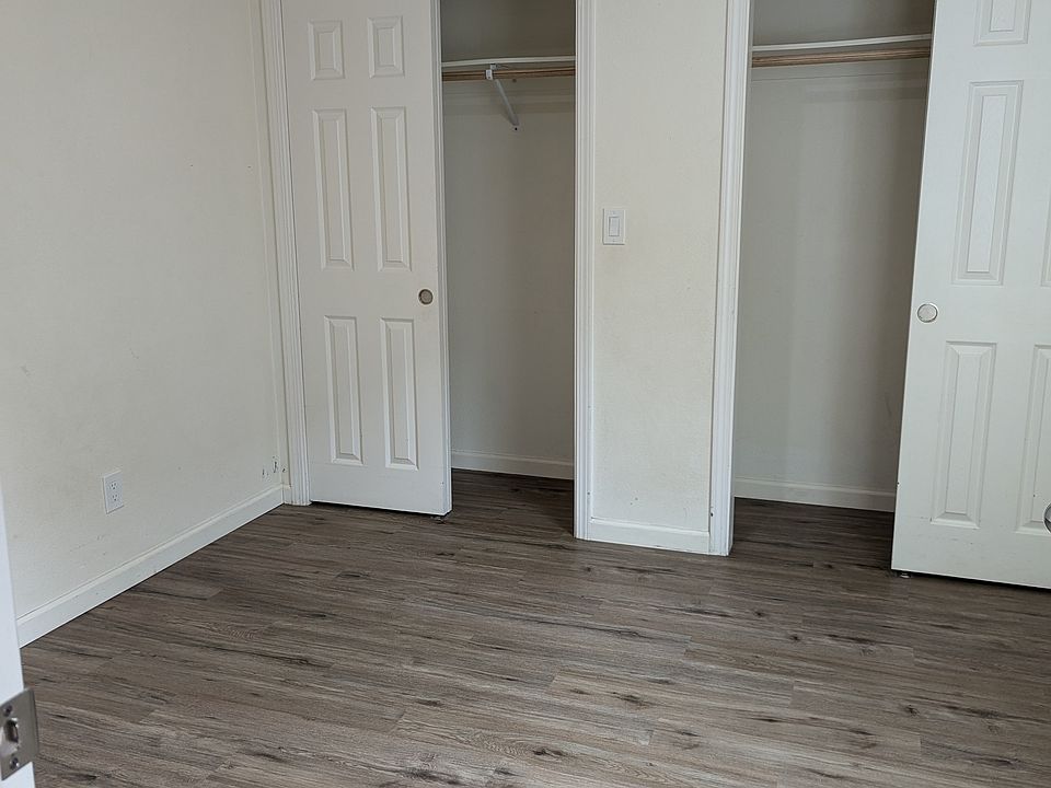 Bedroom with large closet
