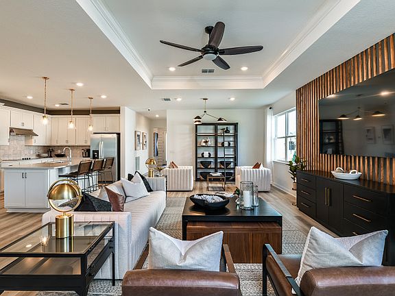 Open-Concept Gathering Room, Kitchen and Cafe