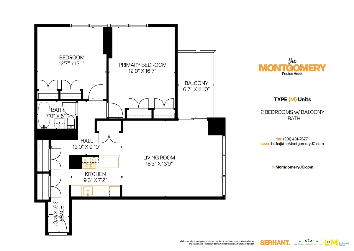 Floor plan M Line