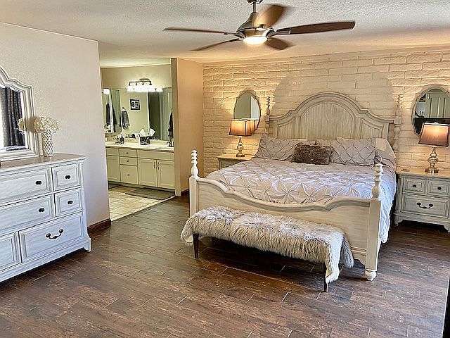 Spacious master bedroom