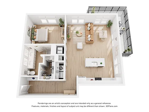 Floor plan The Birdie