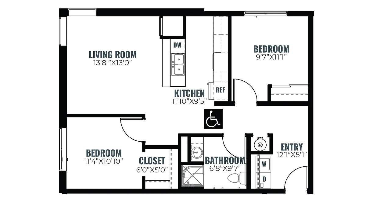 Floor plan The Summit - ADA
