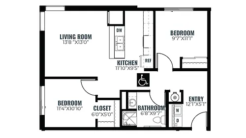 Floor plan The Summit - ADA