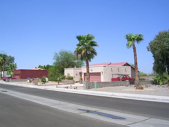 East side of house