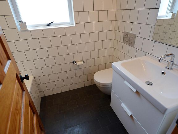 Renovated bathroom