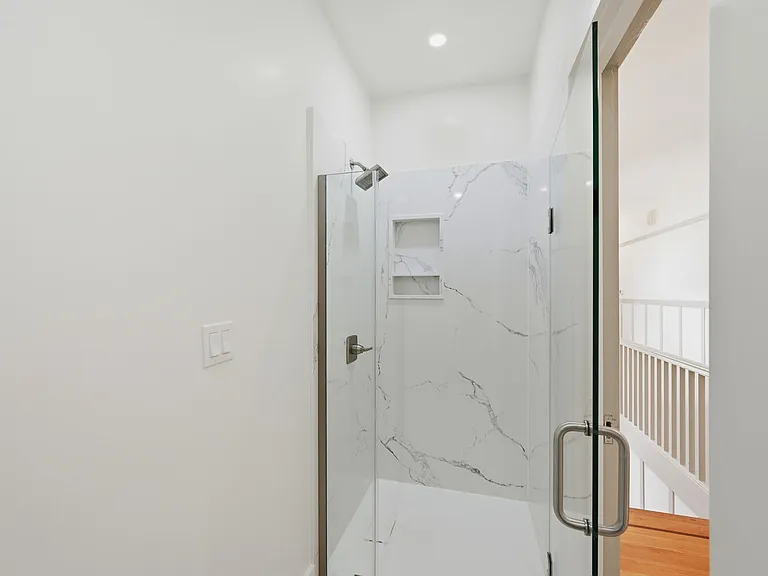 1st bathroom shower area