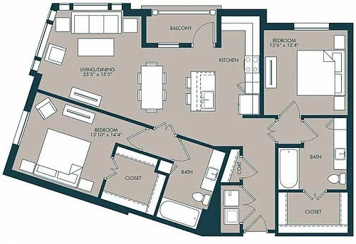 Floor plan The Swayze