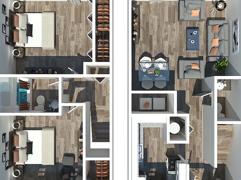 Two Bedroom Two Bedroom