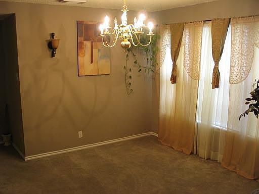 Elegant formal dining area!
