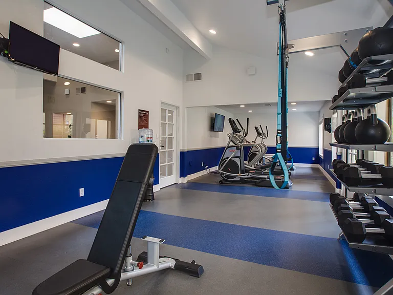 Work out in our fitness center