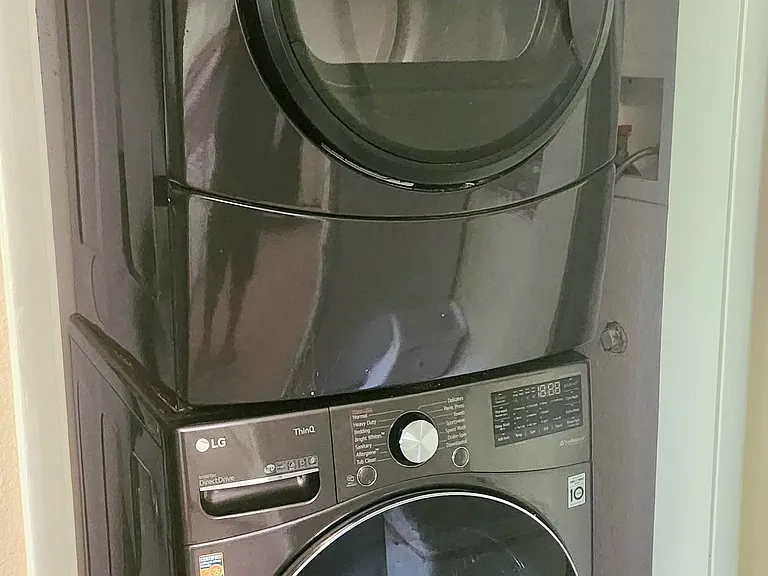 Washer and Dryer in the unit