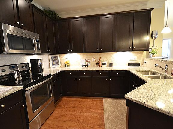 Kitchen with Espresso Cabinets