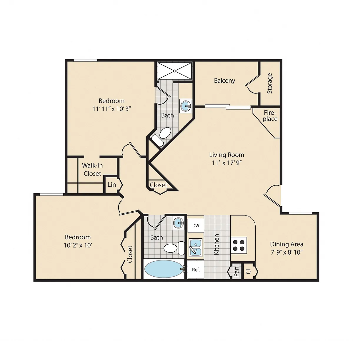 Floor plan B1 Premier