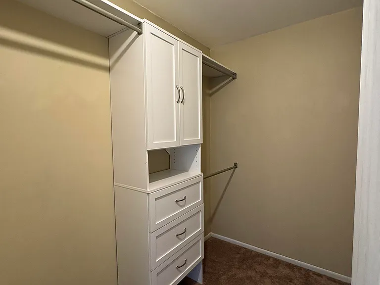 Master bedroom walk-in closet.