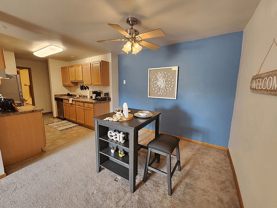 Connected Kitchen and Dining Area