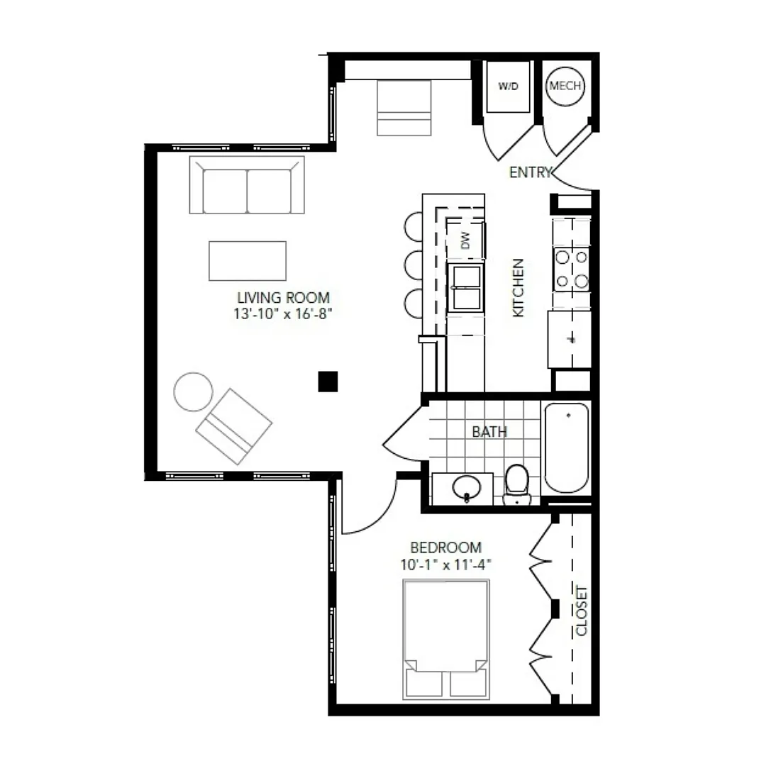 Floor plan The Byrd