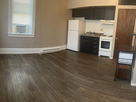 Panoramic shot of living area
