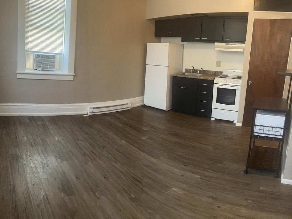 Panoramic shot of living area