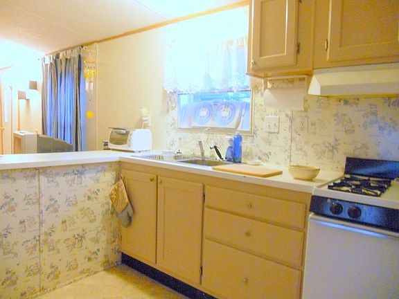 freshly painted kitchen