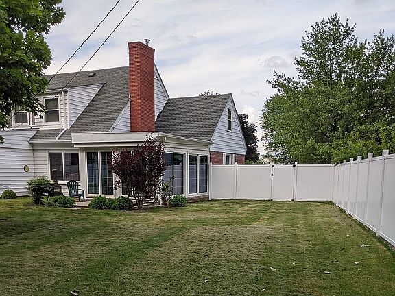 Fenced in back yard