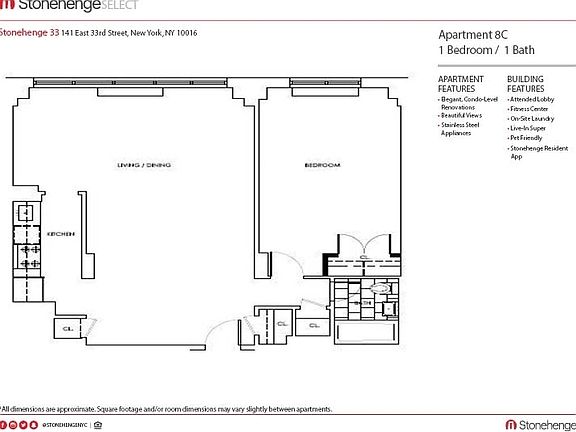 2nd image of 141 E 33rd St APT 8C
