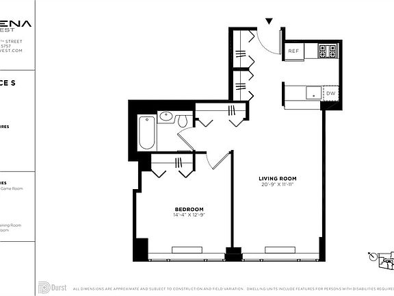 2nd image of 601 W 57th St APT 18S