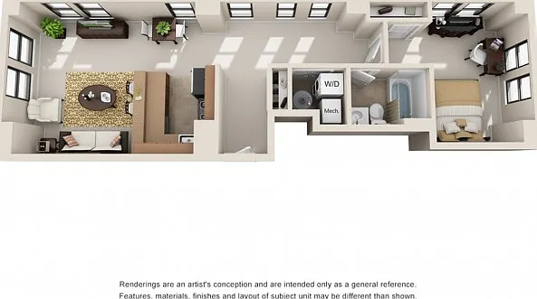 1 Bedroom | 1 Bathroom 1 Bedroom | 1 Bathroom
