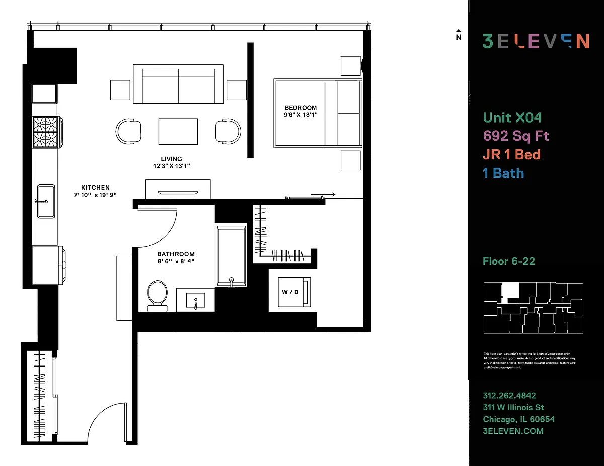Floor plan 1304