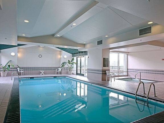 Indoor pool, spa, steam & sun deck