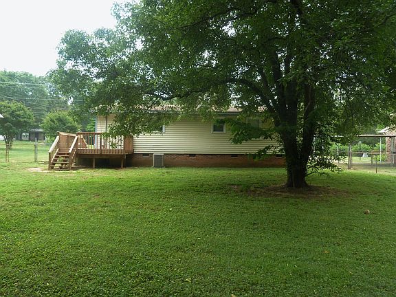 Large, fenced in back yard