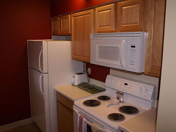 updated kitchen with newer appliances