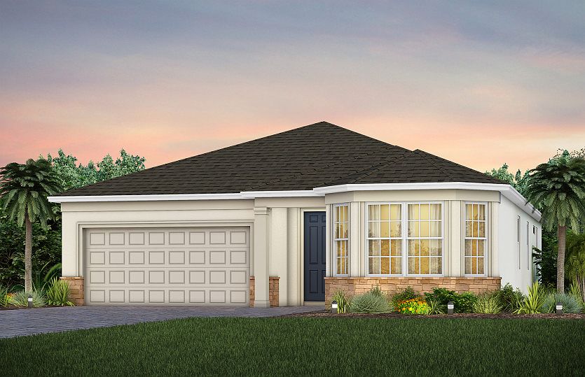 Garnet Exterior FM2 with Stone