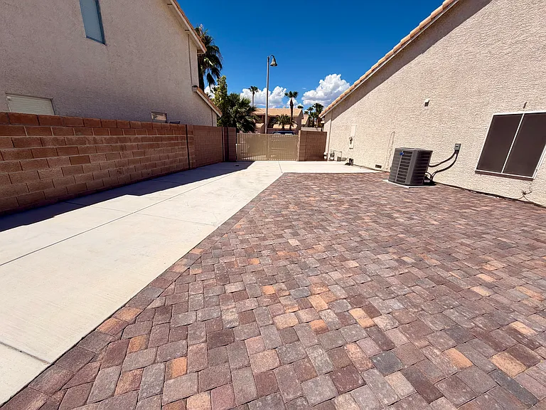 RV parking, side patio, RV gate.