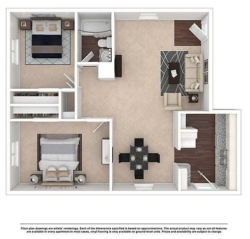 Floor plan PLAN B2 (W/D CONN)