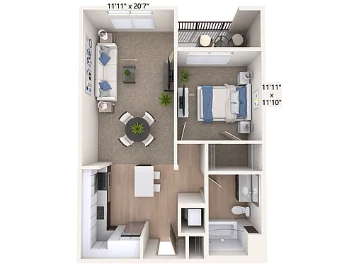 Floor plan A5-B-Two