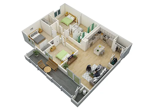 Floor plan C1