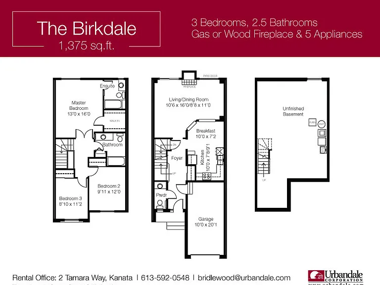 Upgraded 3 Bedroom, 2.5 Bath Townhome in Bridlewood! Includes 5 appliances and attached garage