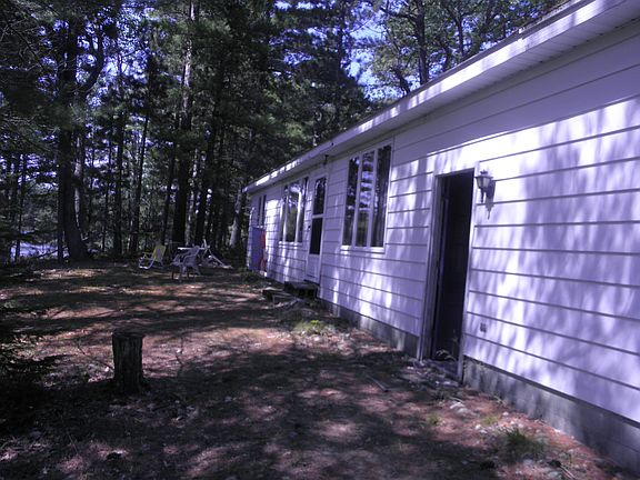 lakeside view of cabin