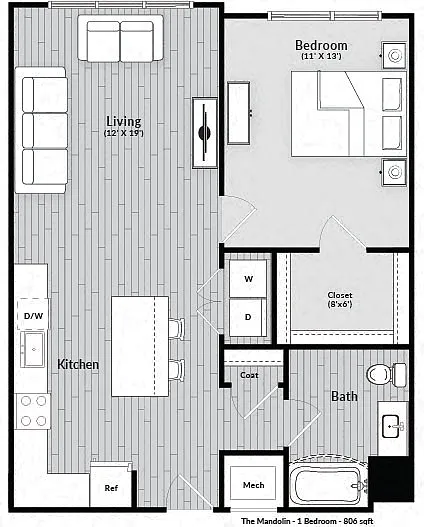 Floor plan The Mandolin