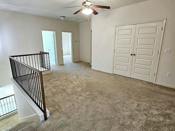 Upstairs living area