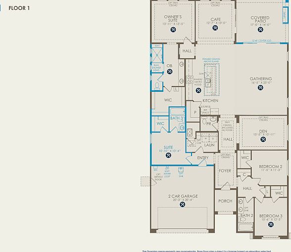 Parklane Floor Plan, Quick Move-in Home, Floor 1
