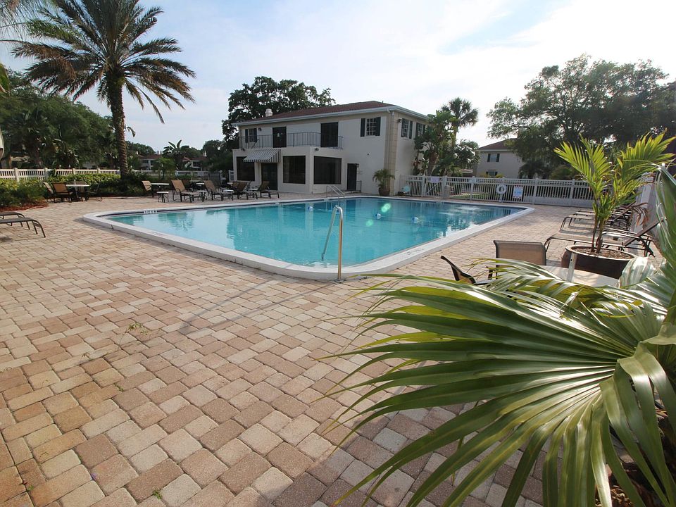 Larger of two pools