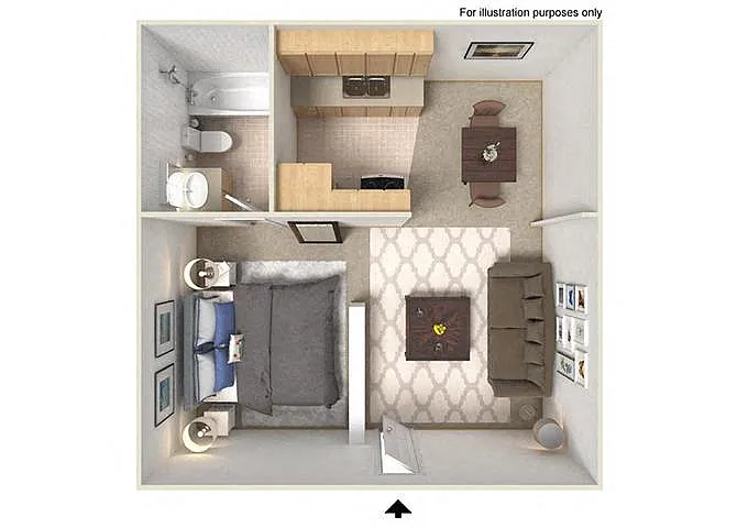 Floor plan Studio