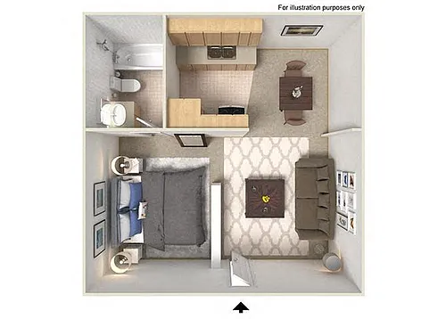 Floor plan Studio