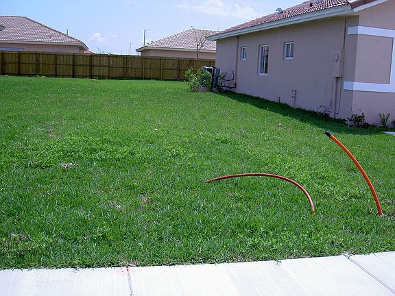 left side of the house