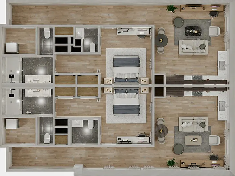 One Bedroom Suite Layout